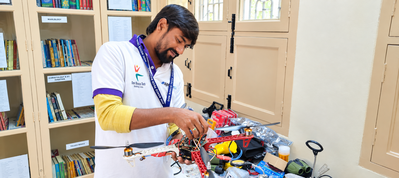 Students at Don Bosco Tech
